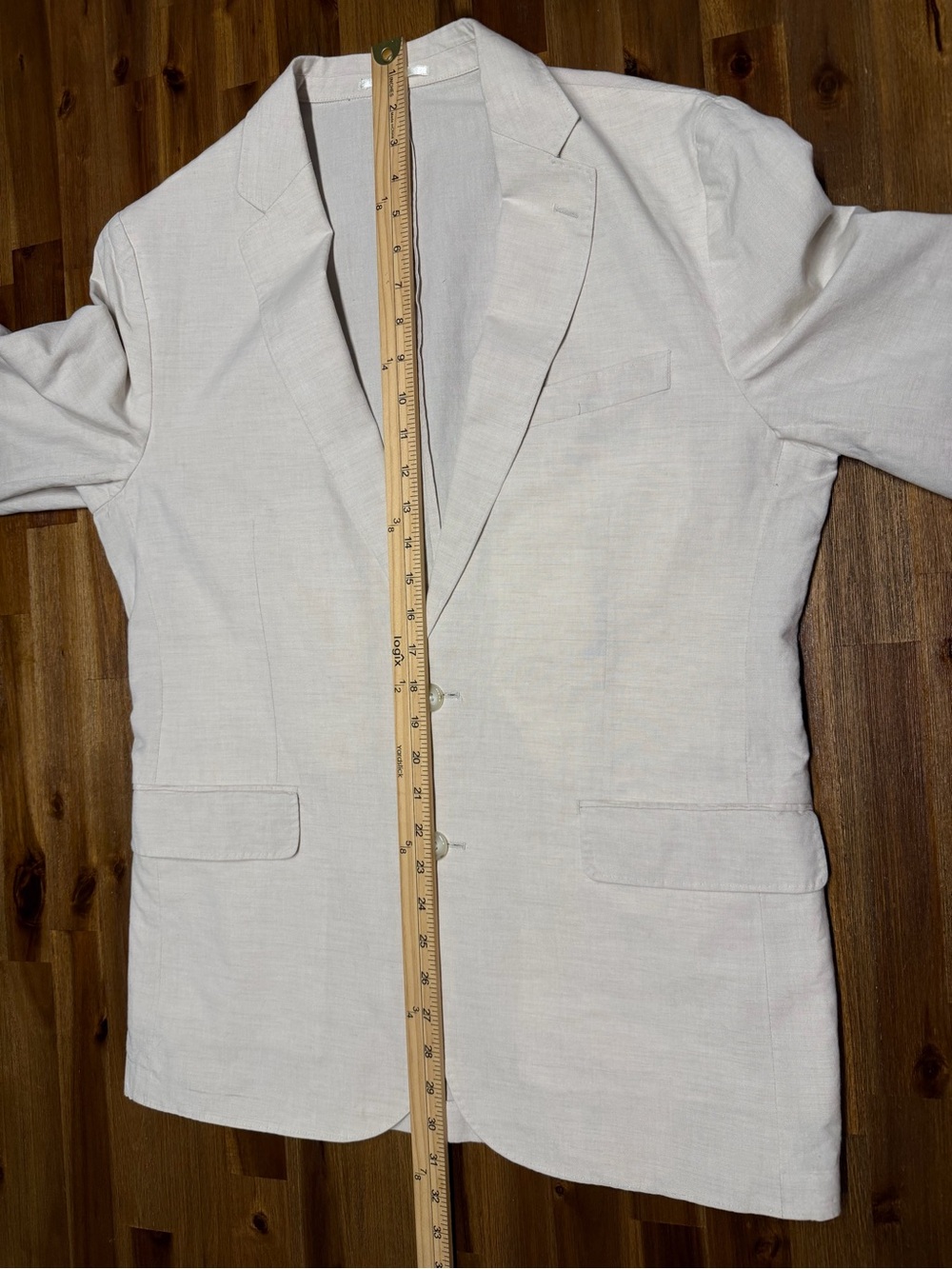 J. Crew Ludlow Slim-fit unstructured suit jacket Irish cotton-linen blend AU428 - Picture 13 of 14